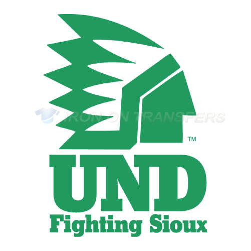 North Dakota Fighting Sioux Logo T-shirts Iron On Transfers N558 - Click Image to Close